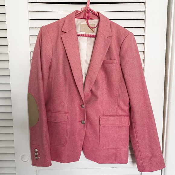 Banana Republic Jackets & Blazers - Banana Republic Pink Herringbone Blazer